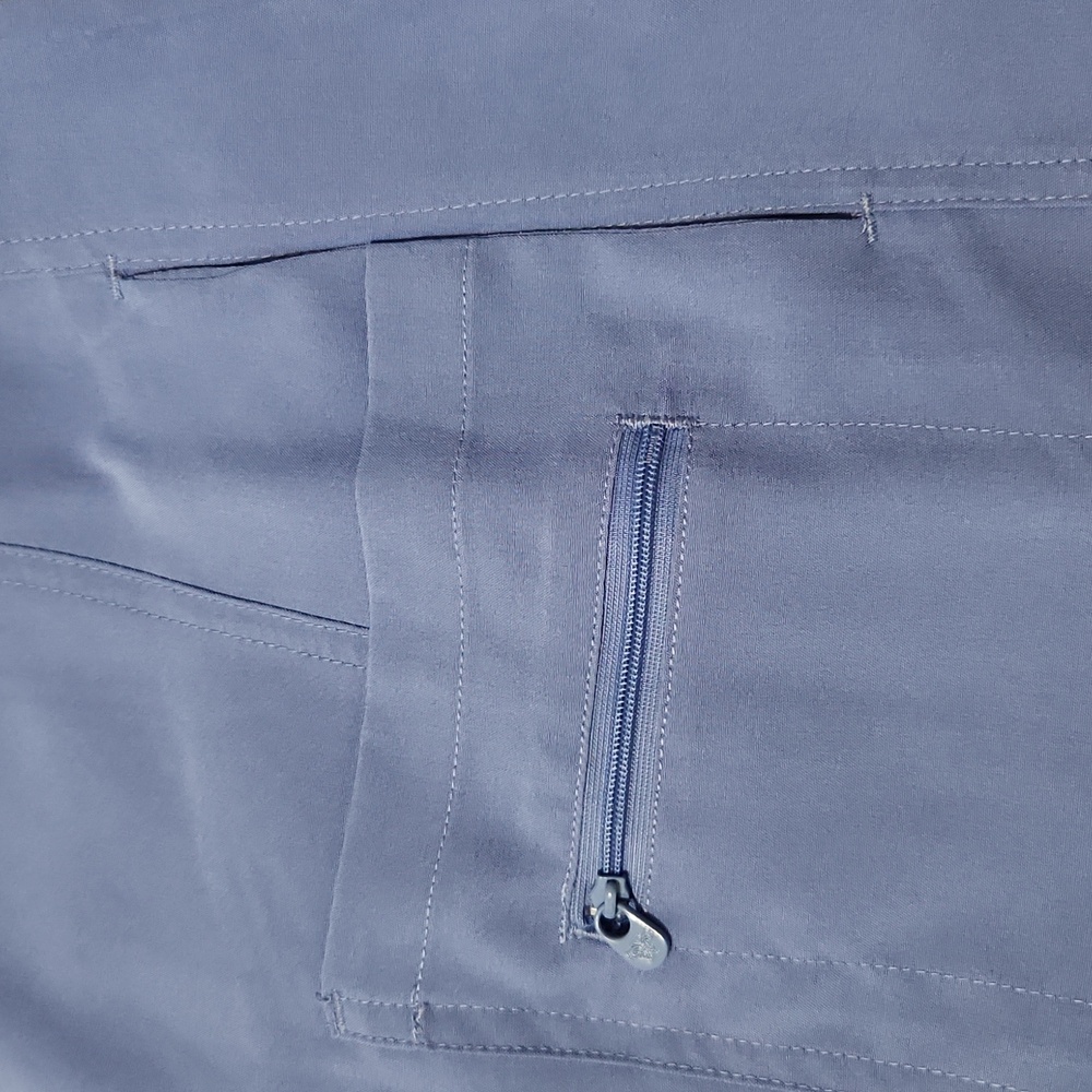 Blue Scrub Set with Yellow Accents - Picture 5 of 10